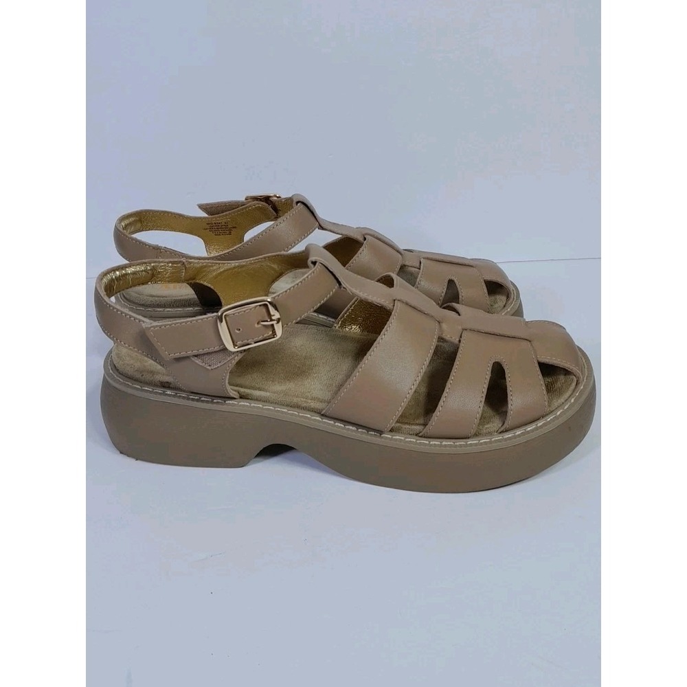 Alegria Ingrid Fisherman Sandals Leather Beige Women  Sz EUR 41 \  10.5  - 11